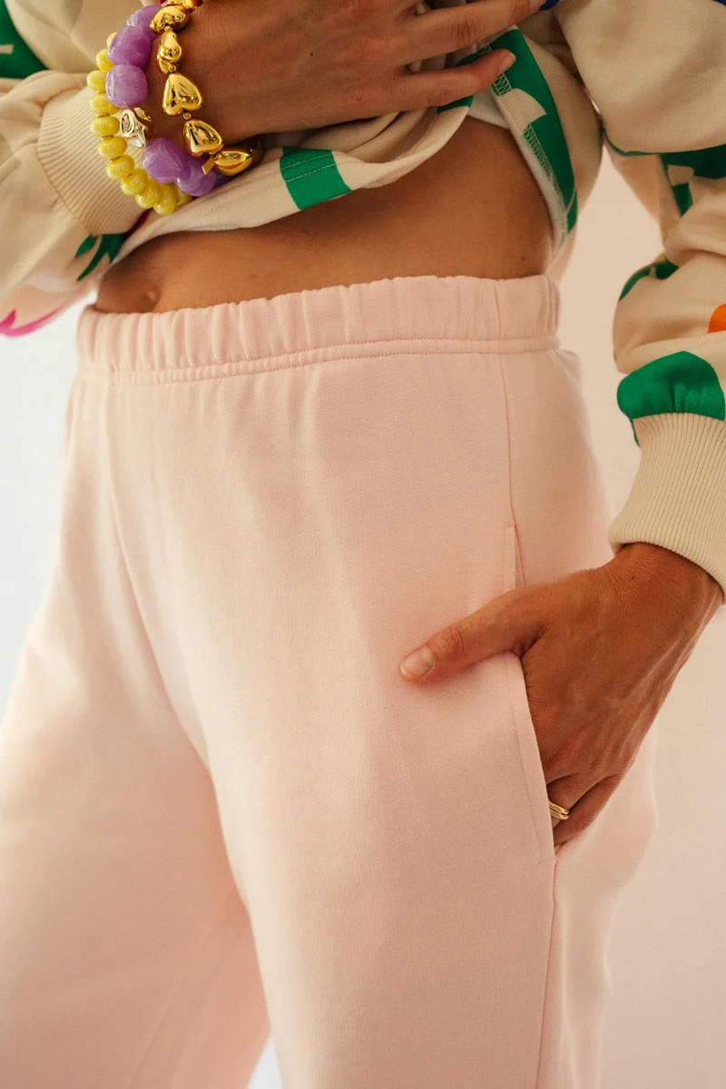Sweat & Jogging 100% Coton - Mini Souk / Rose Blush