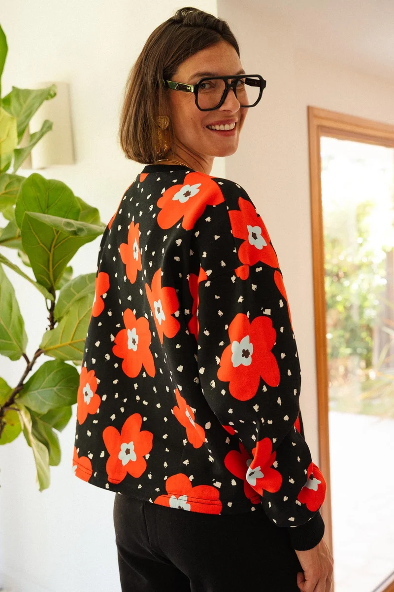 Sweat & Jogging 100% Coton - Atlas Rouge / Noir