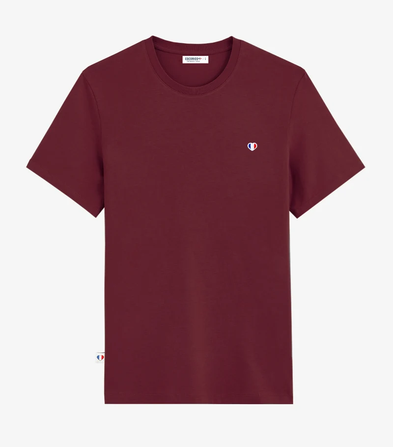 T-shirt Homme Bordeaux - Iconique