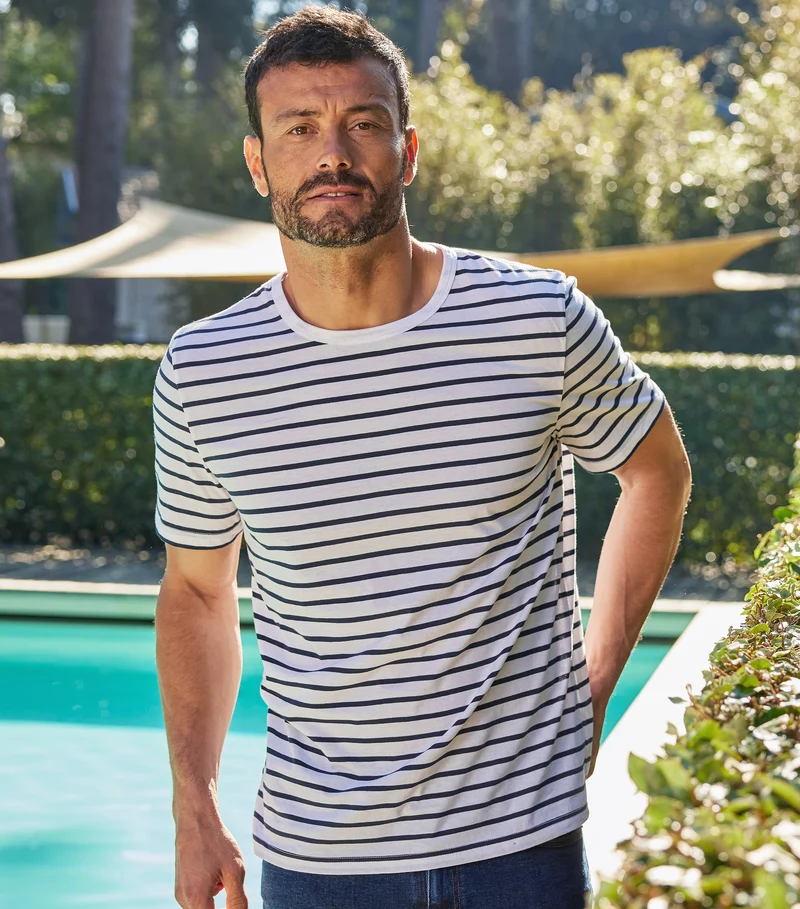 T-shirt Homme Marinière - Intemporel