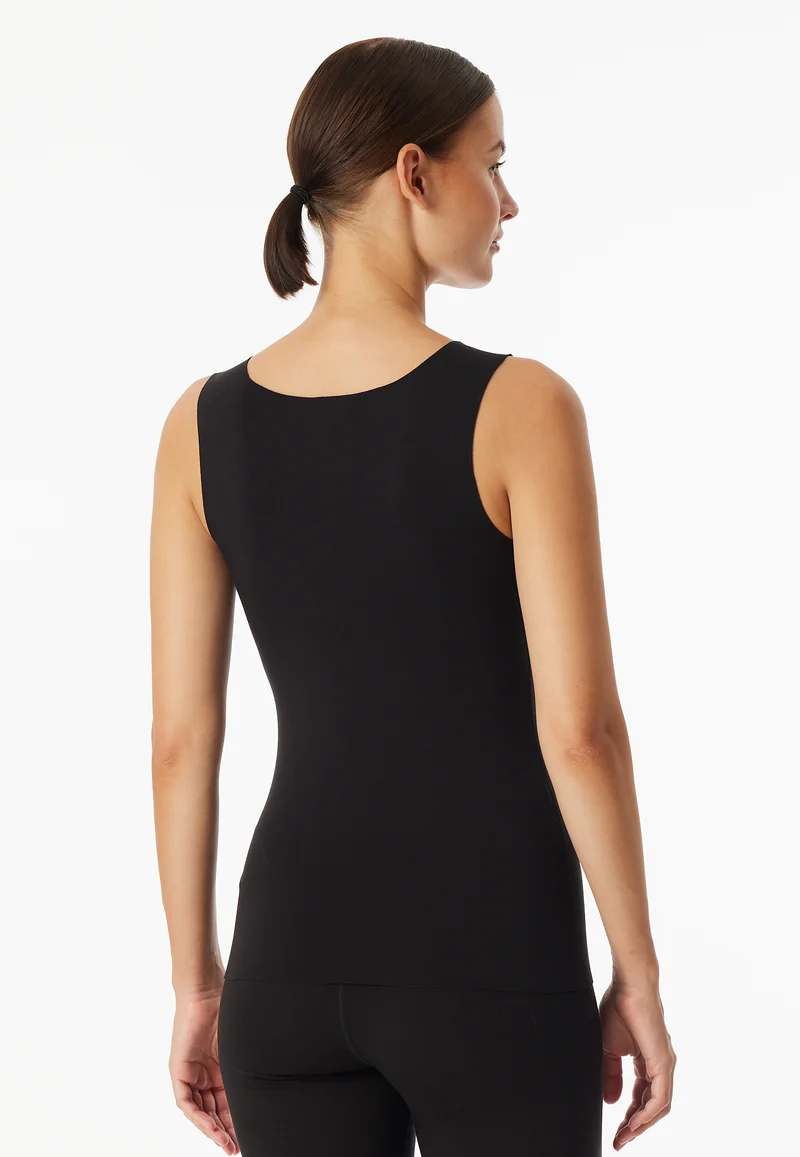 BH-Top Seamless mit herausnehmbaren Pads Schwarz - Invisible Soft Warming