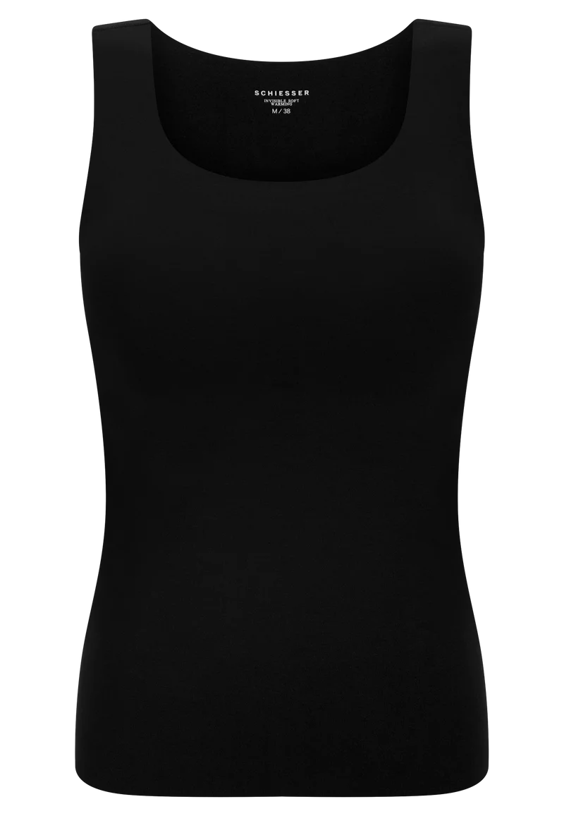 BH-Top Seamless mit herausnehmbaren Pads Schwarz - Invisible Soft Warming