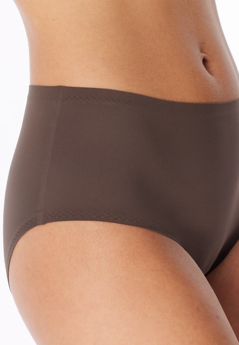 High Waist Slip Seamless Braun - Invisible Soft