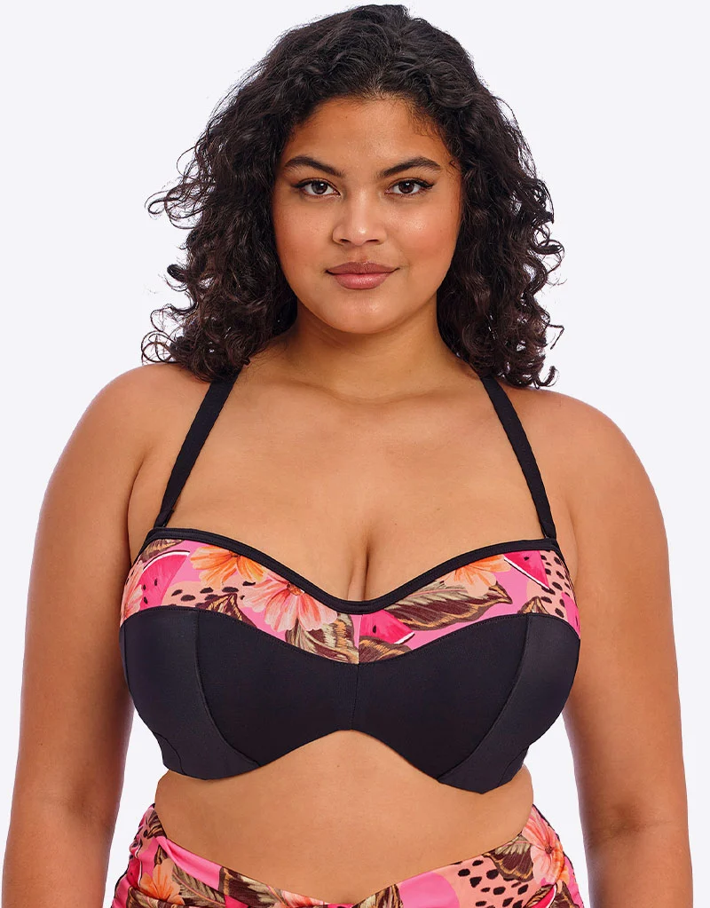 Elomi Cabana Nights Bandeau Multiway Bikini Top Multi