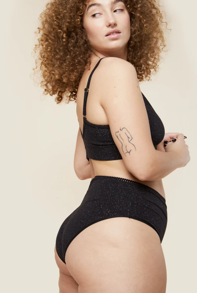 1 BRASSIERE + 1 CULOTTE - Paillettes