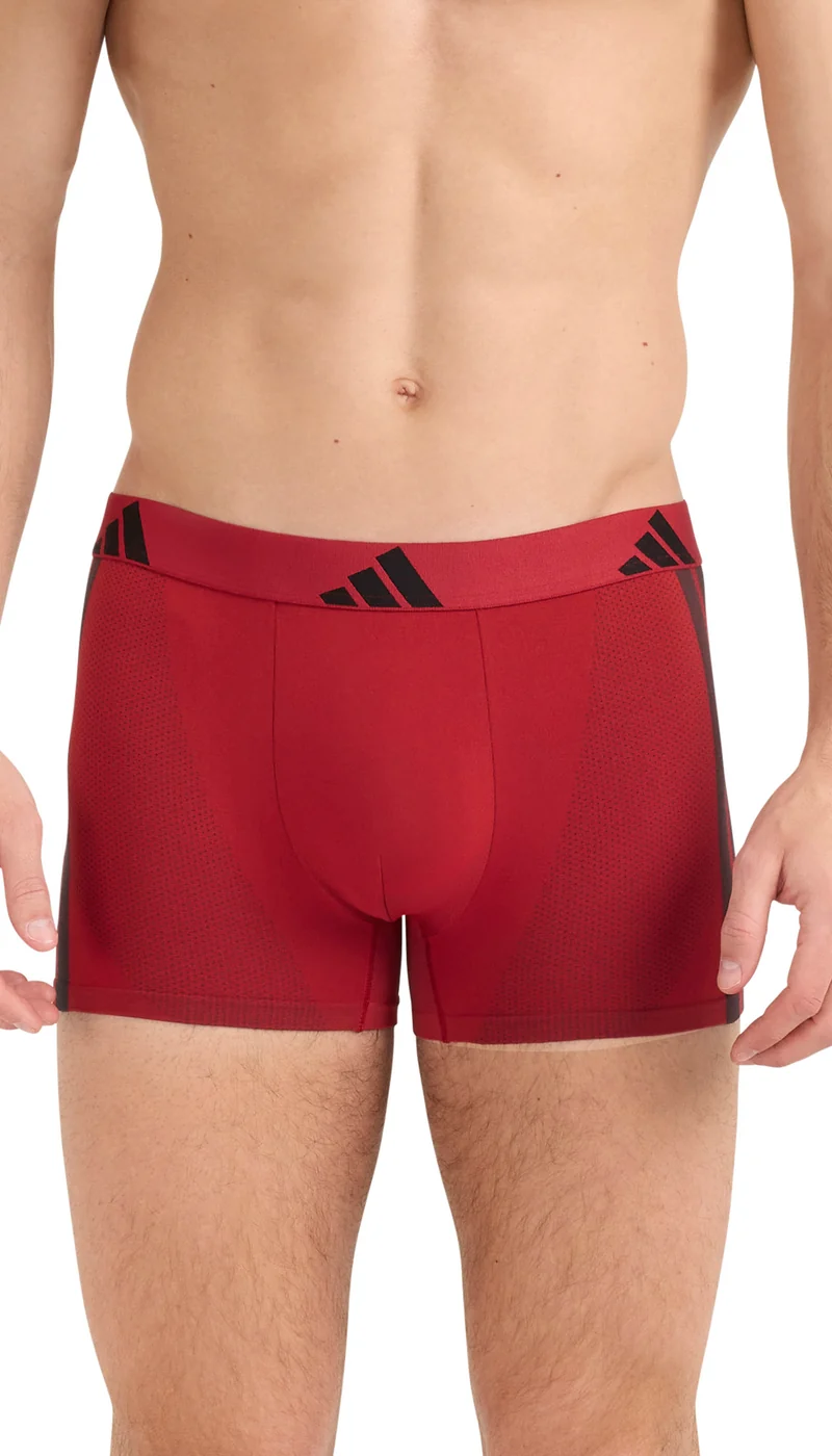 Enge Boxershorts 2er-Pack Schwarz/Rot - ADIDAS