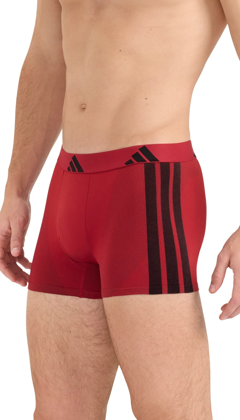 Enge Boxershorts 2er-Pack Schwarz/Rot - ADIDAS
