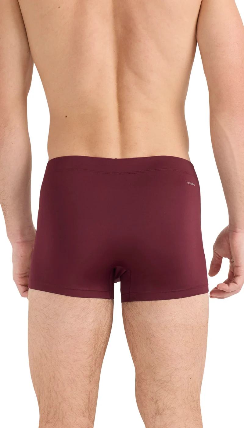 Enge Boxershorts lang 3er-Pack Bordeaux/Schwarz - ADIDAS