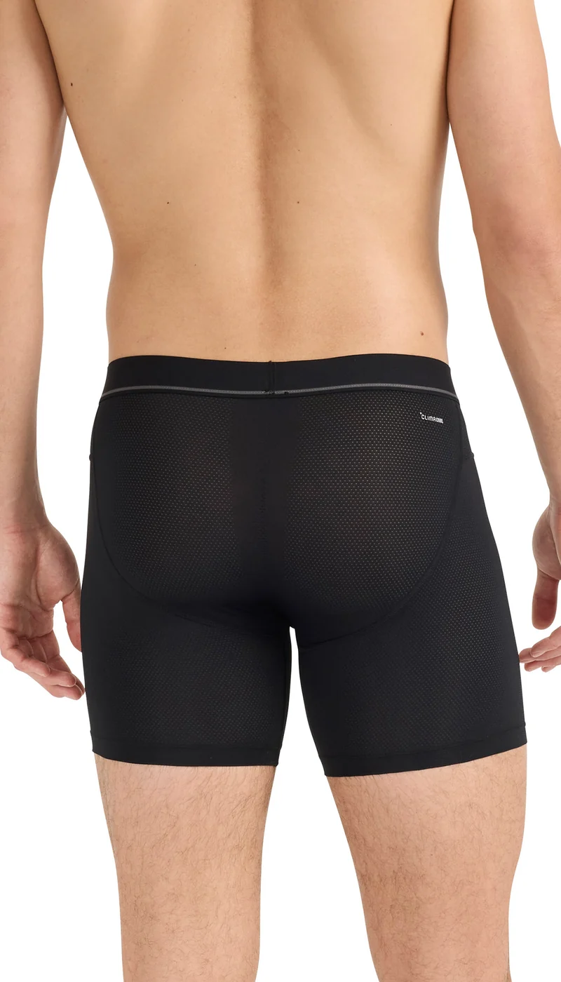 Enge Boxershorts 2er-Pack Schwarz/Grau - ADIDAS