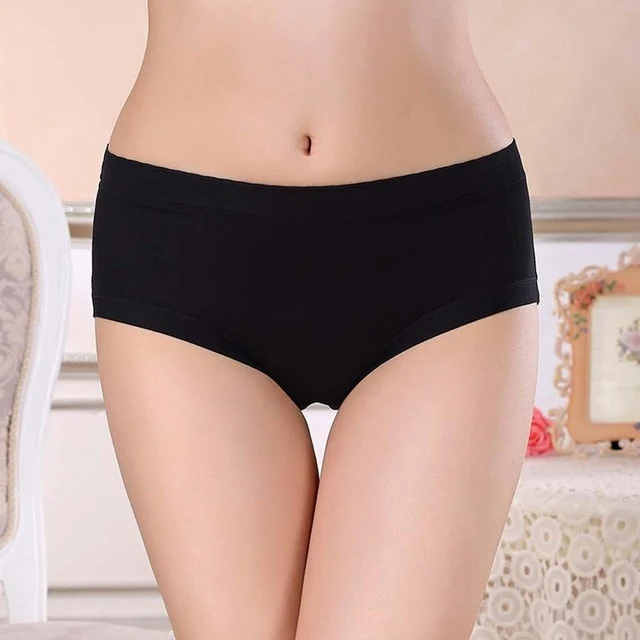 Women High Waist And Abdomen Menstrual Period Physiological Leakproof Panties Briefs Pant Underwear