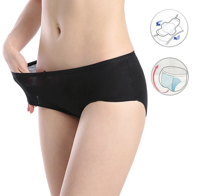 Female Leak Proof Menstrual Panties Physiological Women Underwear Period Warm Cotton Waterproof Briefs Culotte Menstruelle