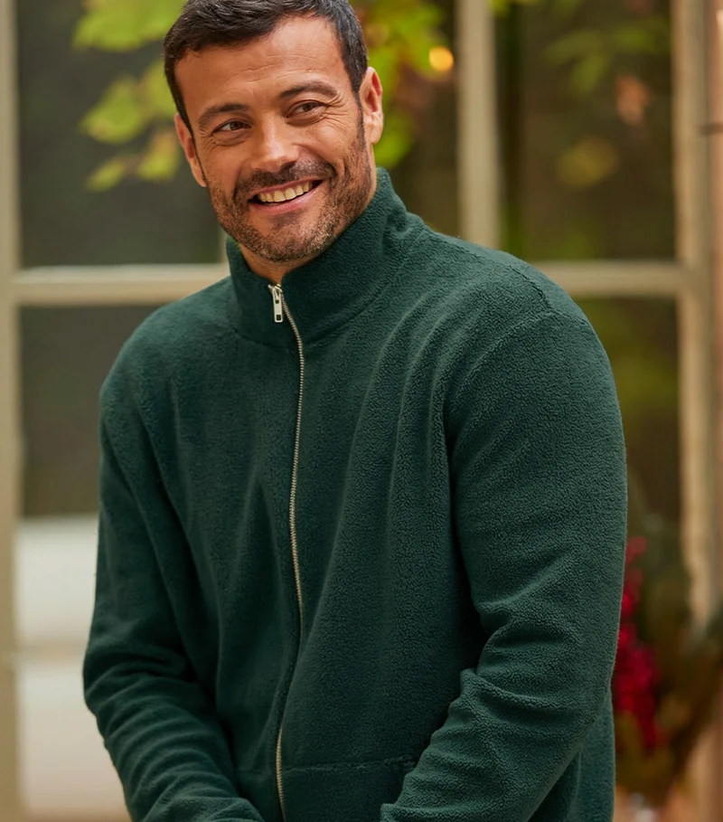 Veste Polaire Zippée Homme Sapin