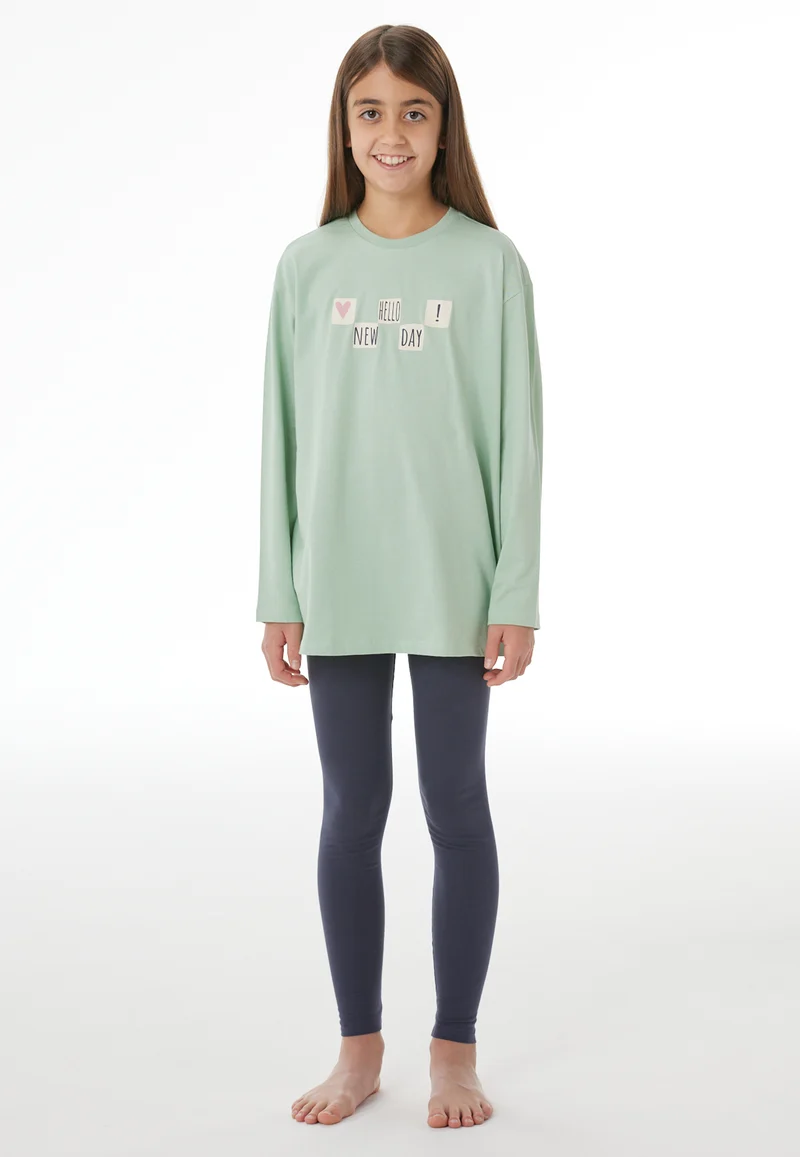 Schlafanzug Mint/Dunkelblau - Nightwear