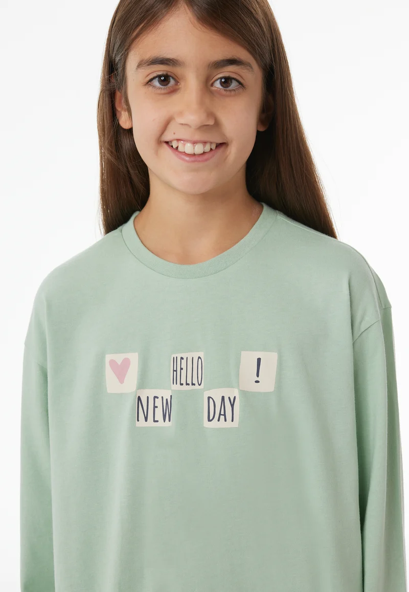 Schlafanzug Mint/Dunkelblau - Nightwear