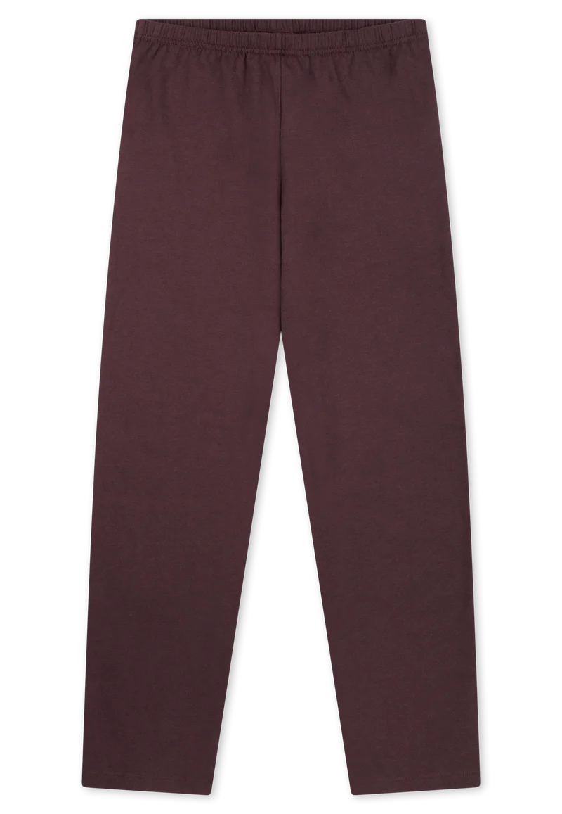 Schlafanzug Bordeaux gemustert - Nightwear