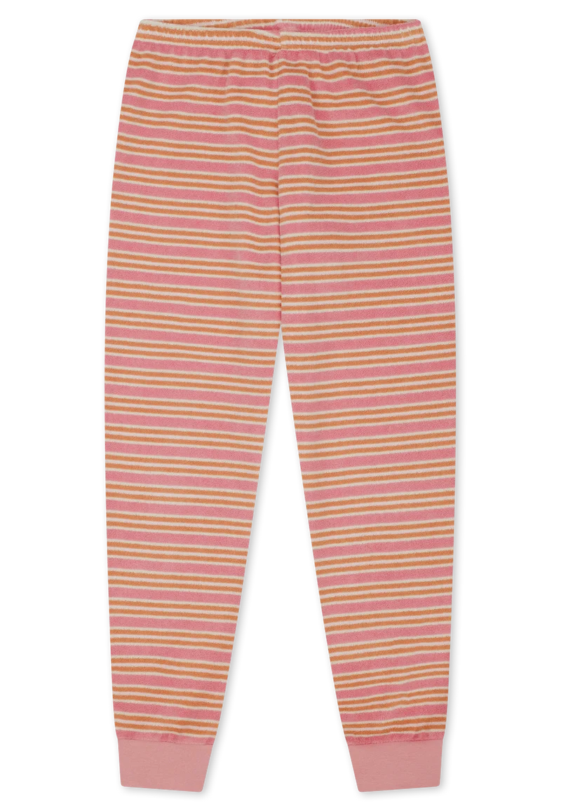 Schlafanzug mit Bündchen Bunt gestreift - Teens Nightwear