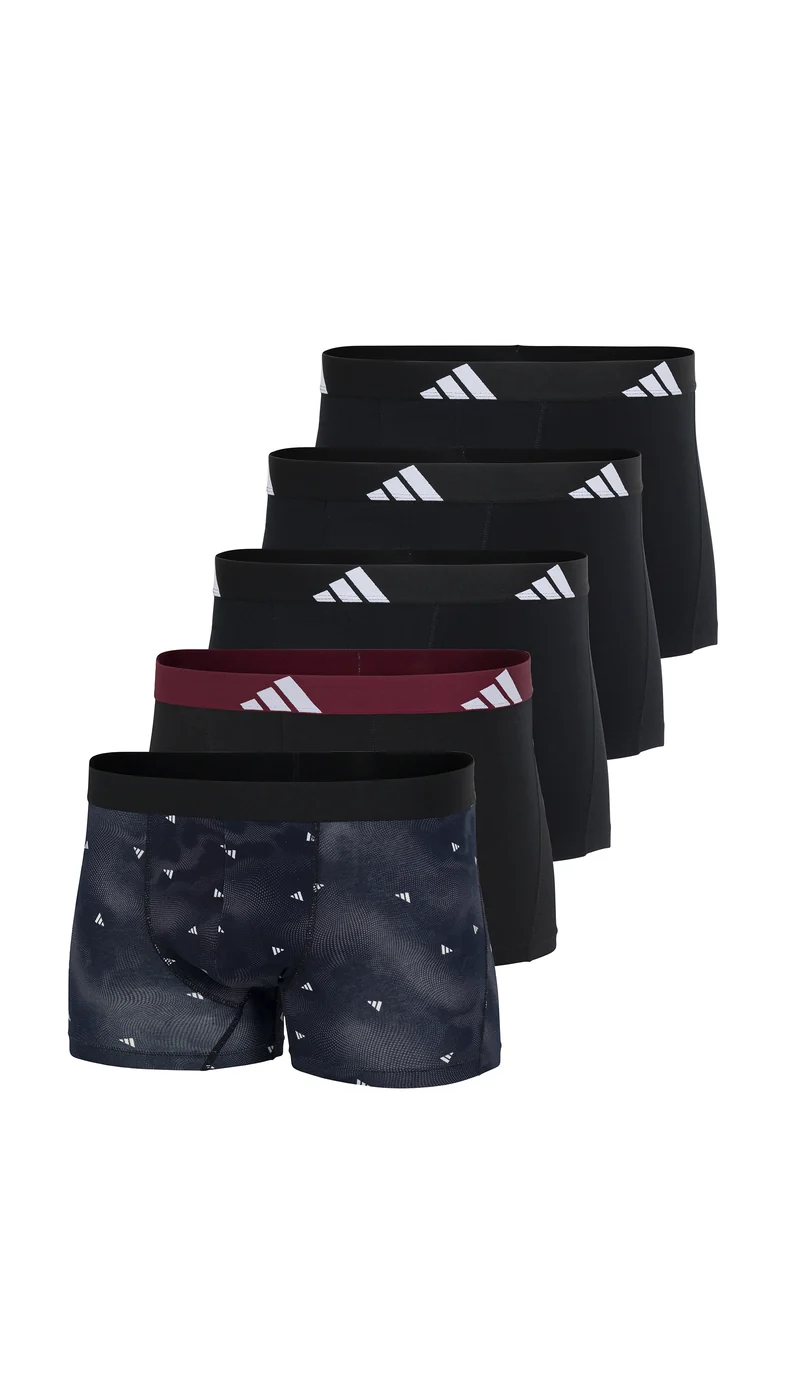 Enge Boxershorts 5er-Pack Schwarz gemustert - ADIDAS