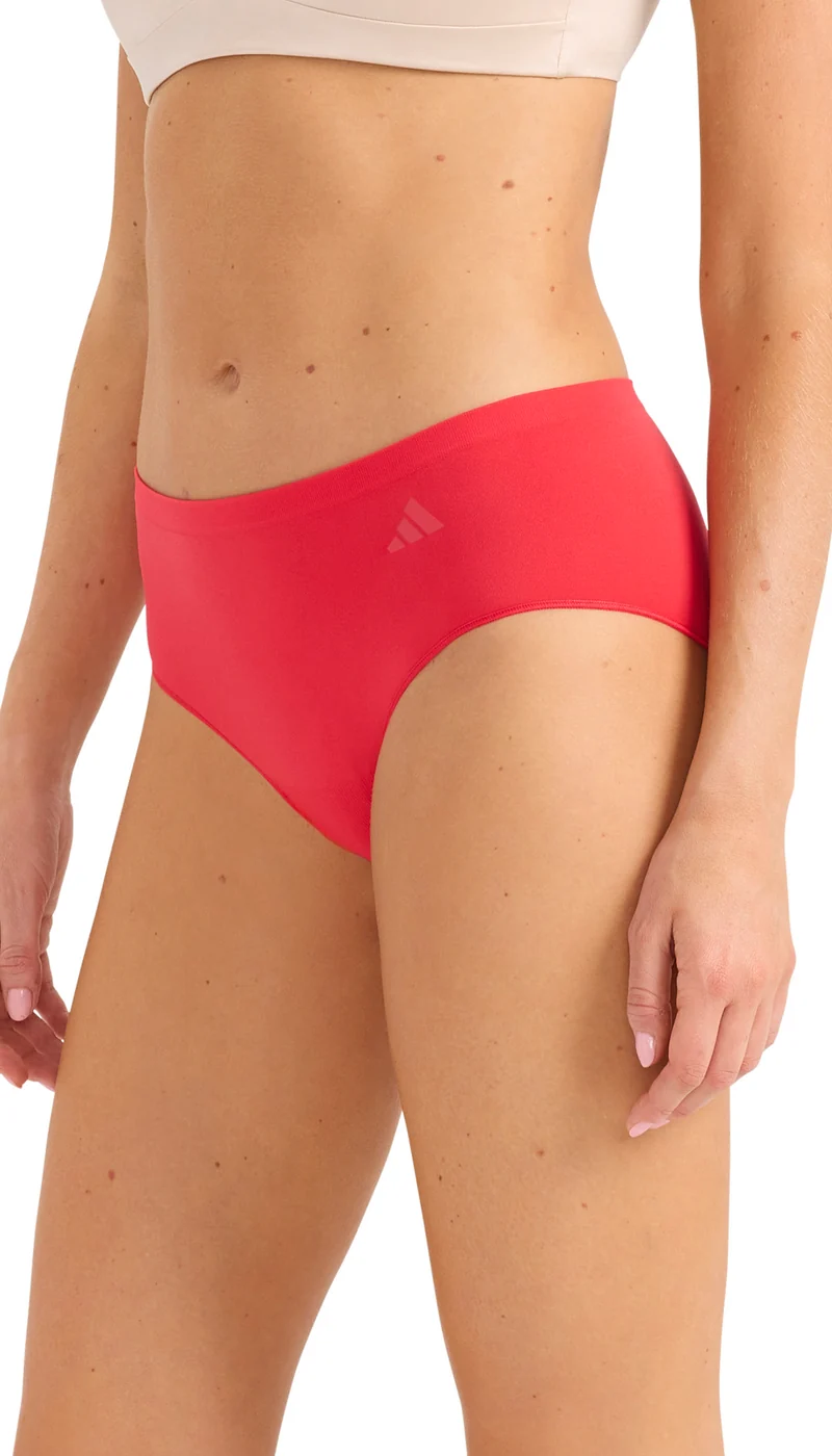 Hipster Slip 3er-Pack Rot/Blau/Braun - ADIDAS