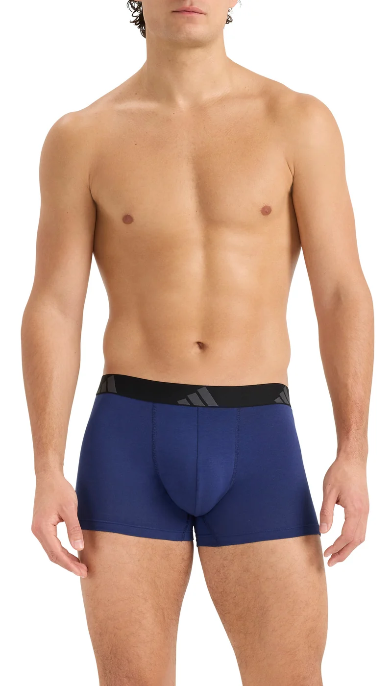 Enge Boxershorts 5er-Pack Blau/Schwarz - ADIDAS