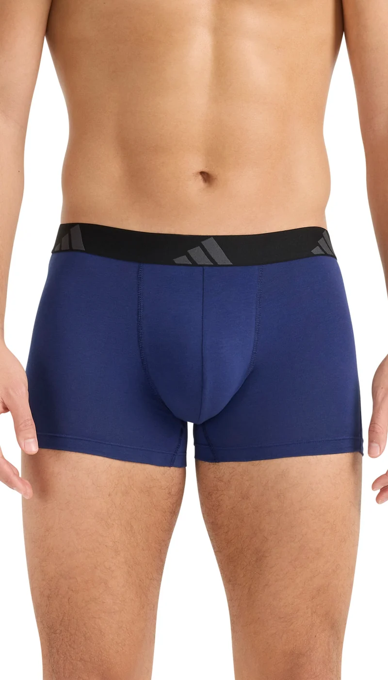 Enge Boxershorts 5er-Pack Blau/Schwarz - ADIDAS