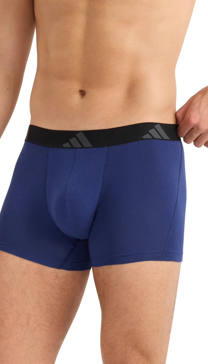 Enge Boxershorts 5er-Pack Blau/Schwarz - ADIDAS