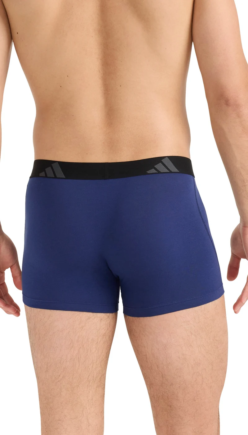 Enge Boxershorts 5er-Pack Blau/Schwarz - ADIDAS