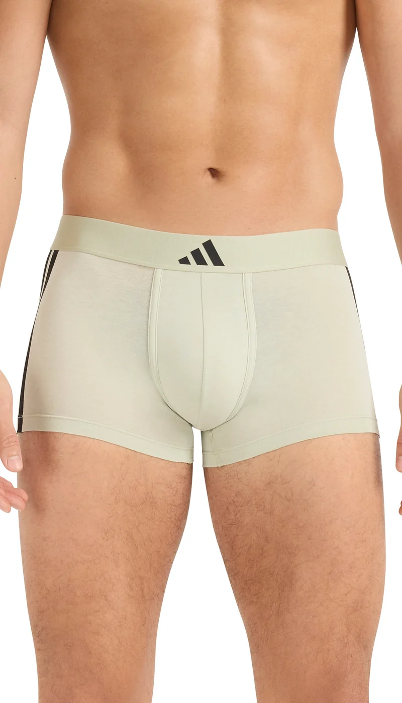 Enge Boxershorts 2er-Pack Schwarz/Grün - ADIDAS