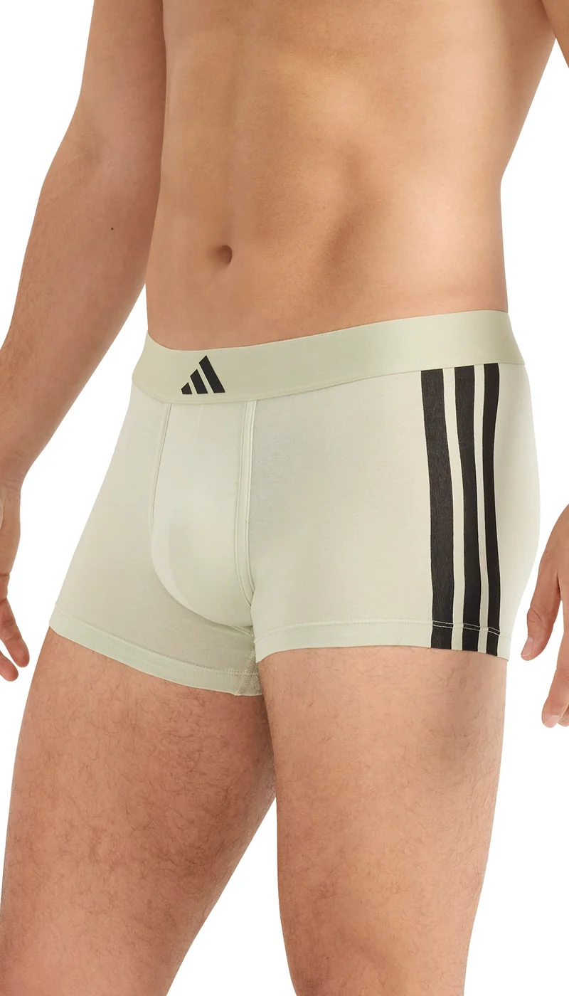 Enge Boxershorts 2er-Pack Schwarz/Grün - ADIDAS