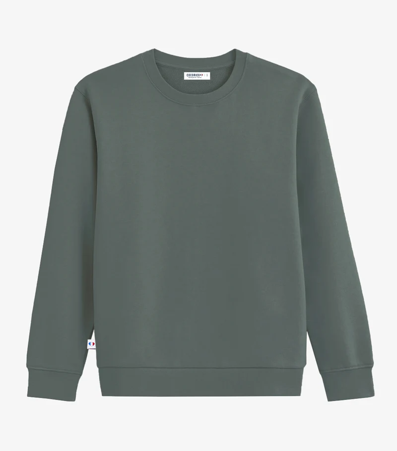 Sweat Homme Sauge - Intemporel