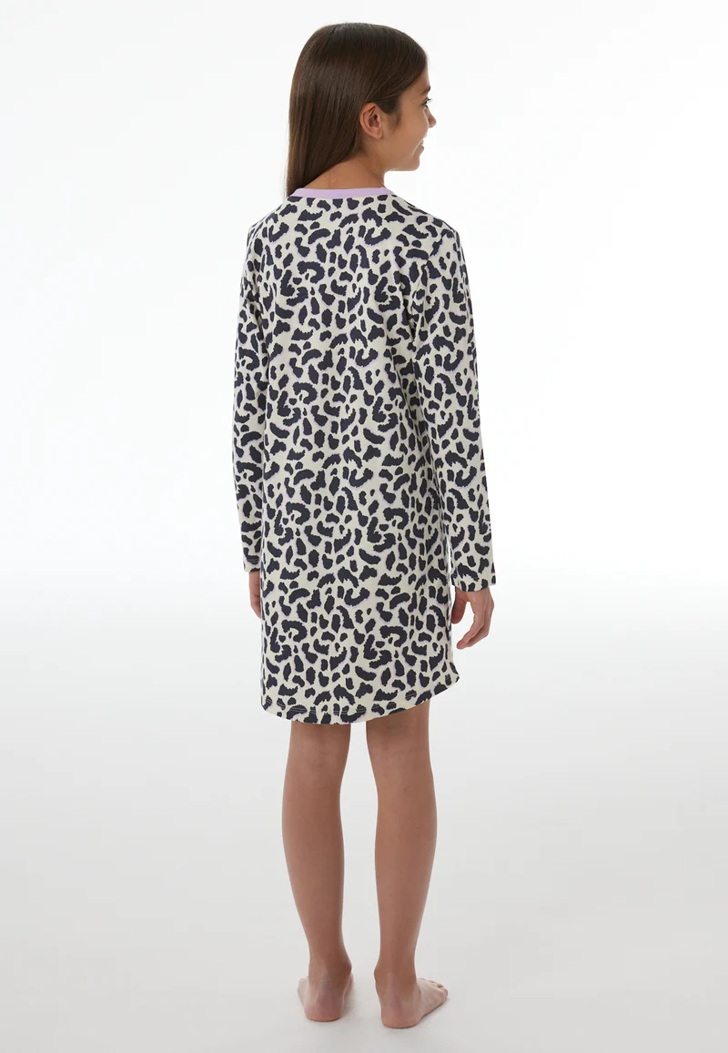 Nachthemd langarm Bunt gemustert - Nightwear