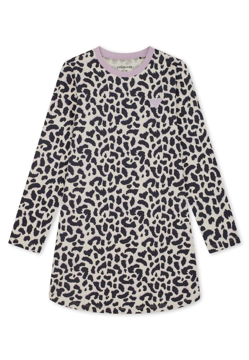 Nachthemd langarm Bunt gemustert - Nightwear
