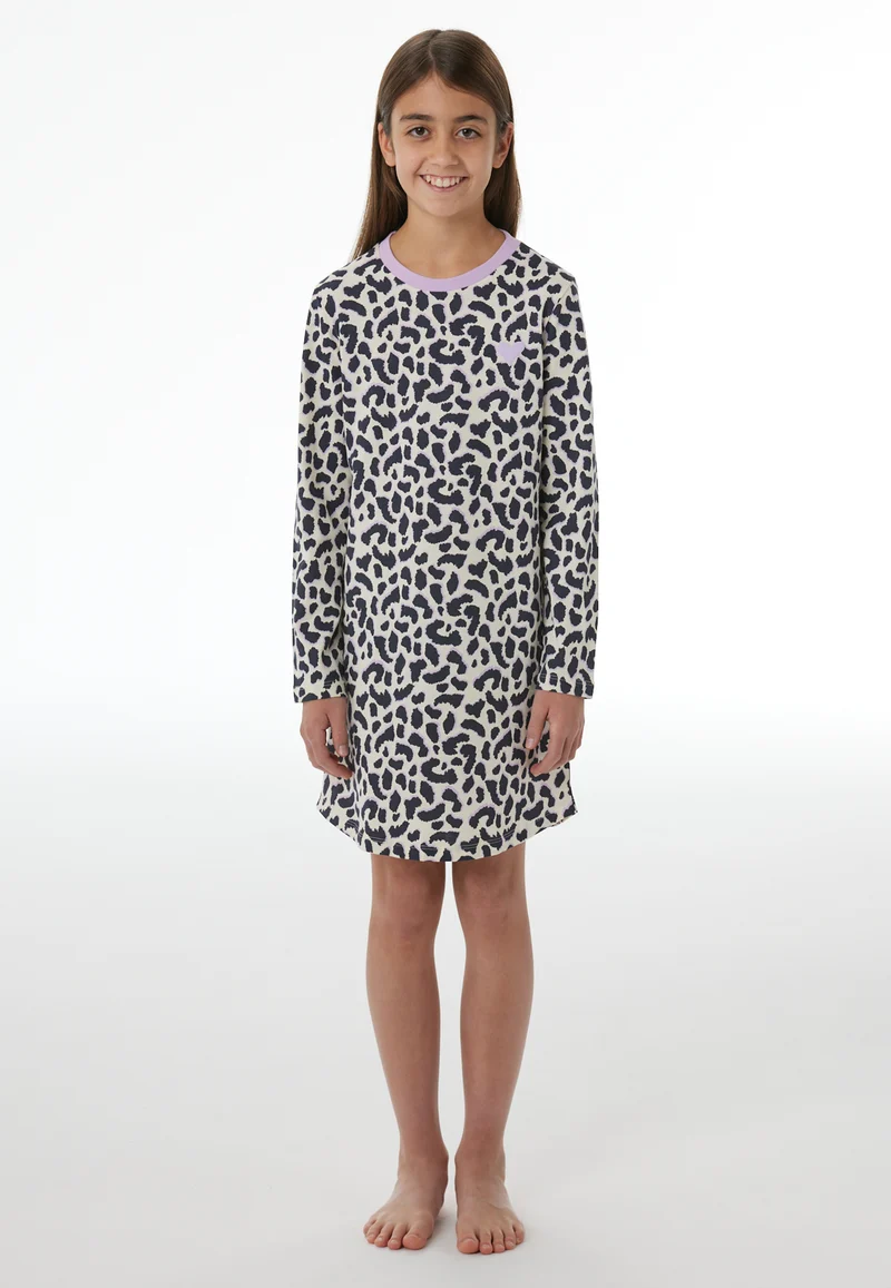 Nachthemd langarm Bunt gemustert - Nightwear