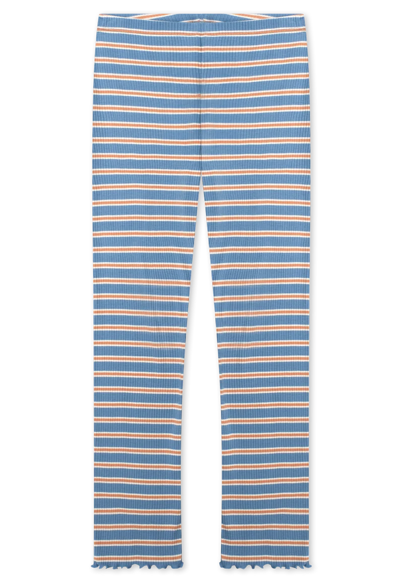 Schlafanzug Blau/Orange gestreift - Nightwear