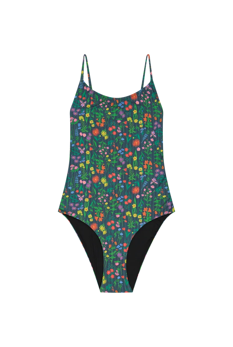 Maillot 1 Pièce Classique - Pampa Noir