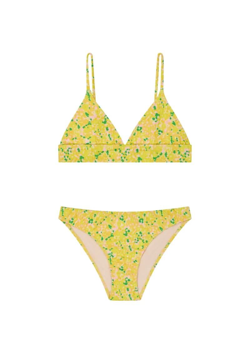 Maillot 2 pièces Brésilien - Confettis Jaune