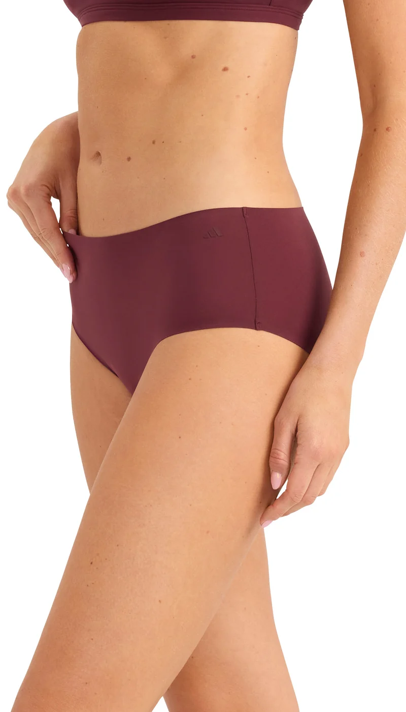 Hipster Slip 3er-Pack Bordeaux/Beige/Schwarz - ADIDAS