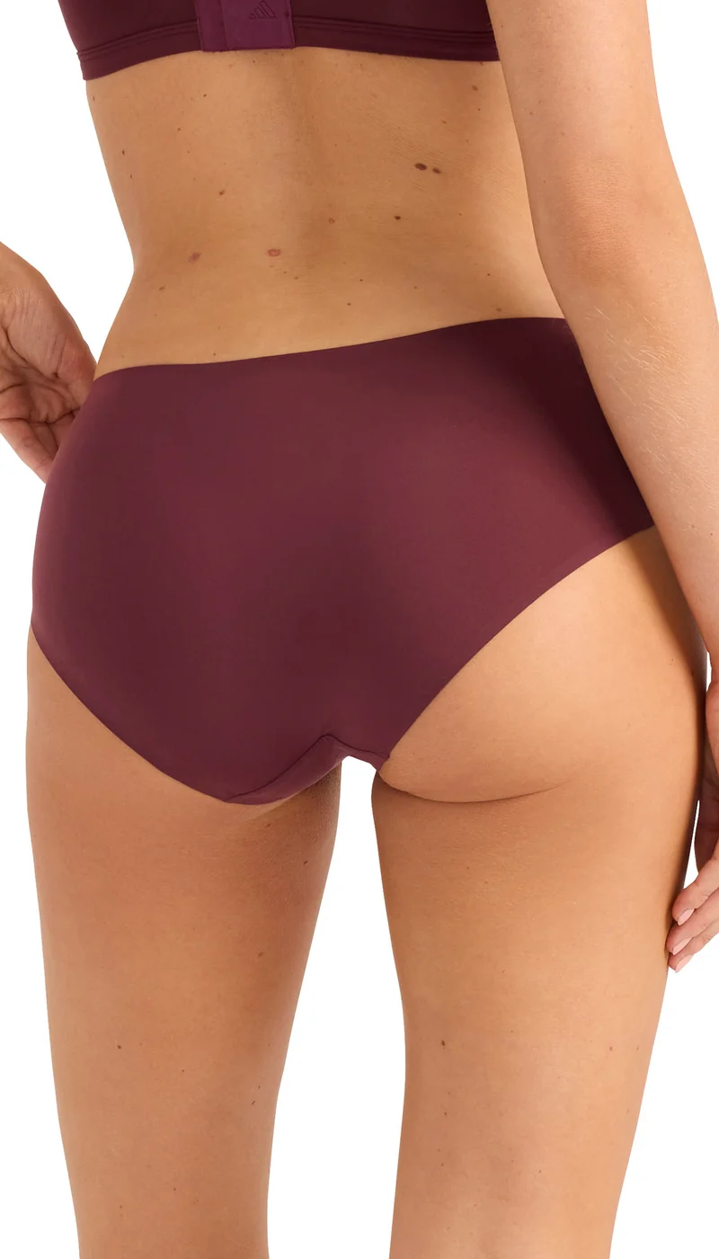 Hipster Slip 3er-Pack Bordeaux/Beige/Schwarz - ADIDAS
