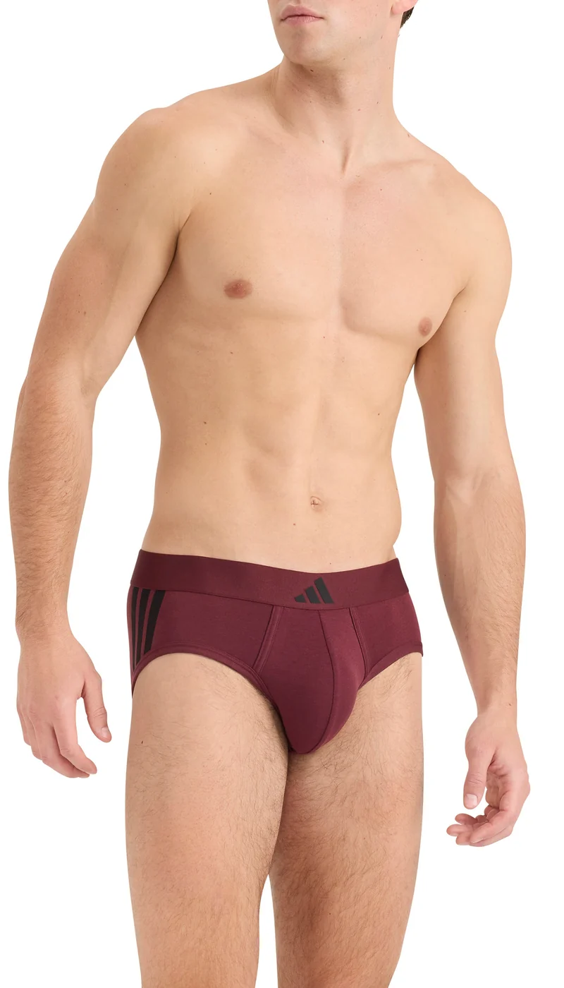 Slip 2er-Pack Schwarz/Bordeaux - ADIDAS