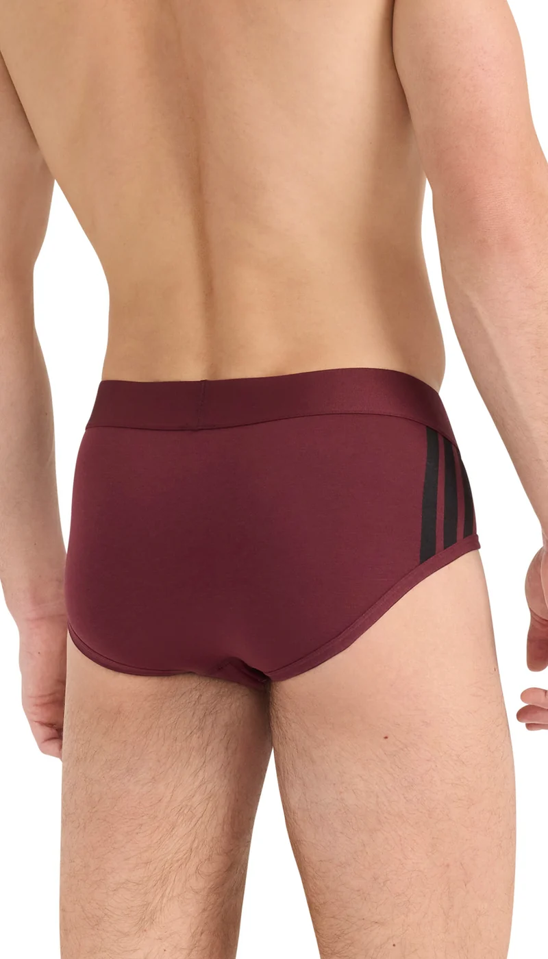 Slip 2er-Pack Schwarz/Bordeaux - ADIDAS