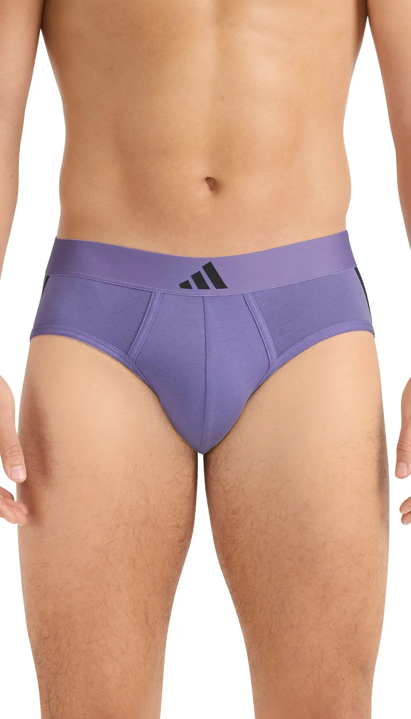 Slip 2er-Pack Schwarz/Lila - ADIDAS