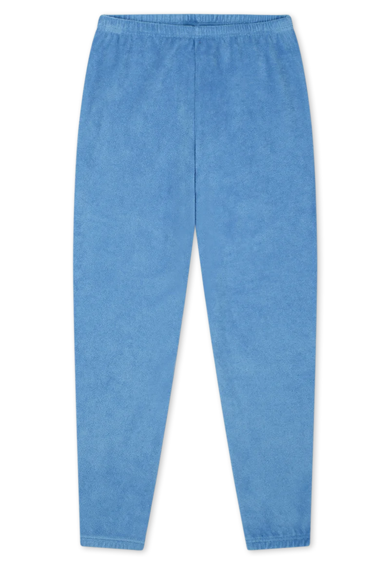 Schlafanzug mit Bündchen Blau- Nightwear