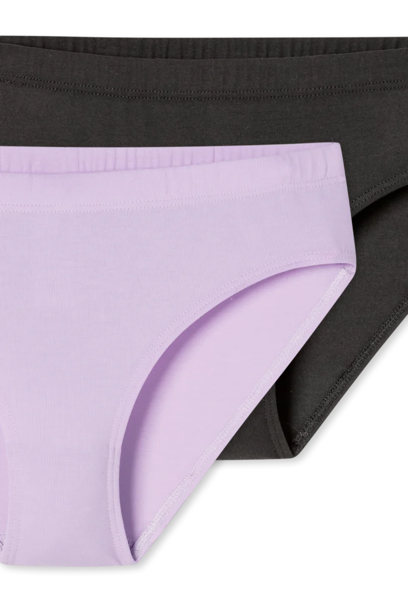 Slip 2er-Pack Schwarz/Flieder - Fresh Vibe