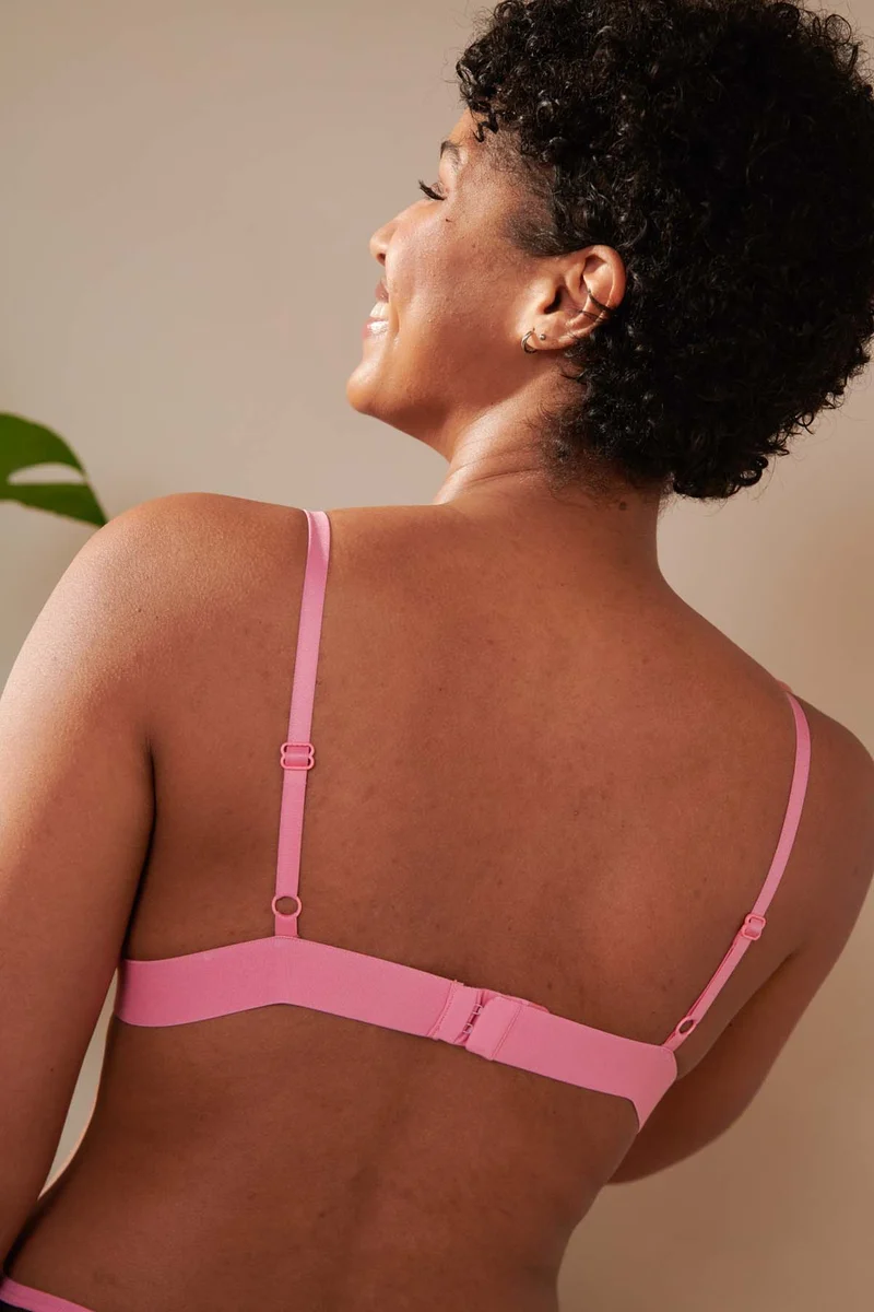 BRASSIÈRE + CULOTTE BI-MATIÈRE - Pampa Noir