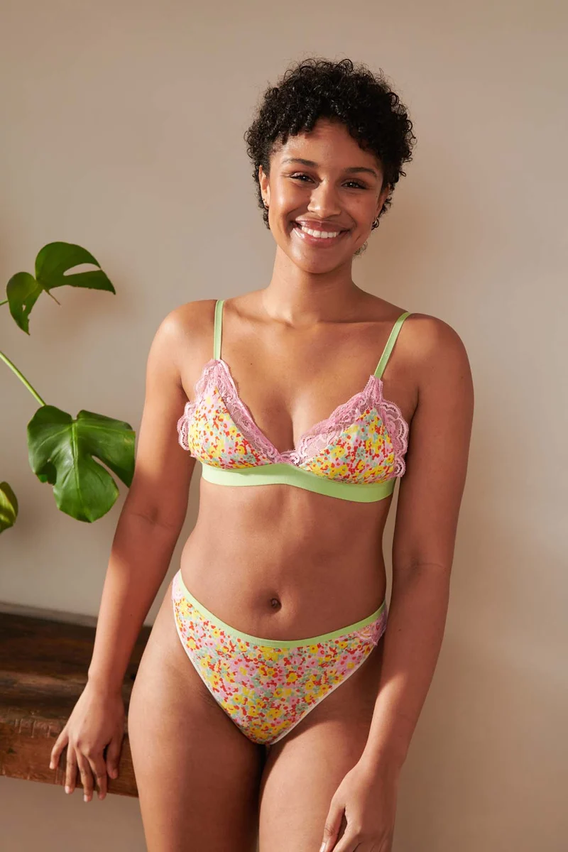 Culotte Bi-matière - Confettis Campagne