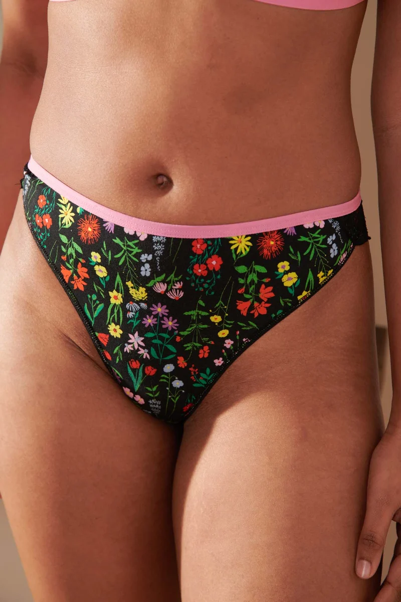 Culotte Bi-matière - Pampa Noir