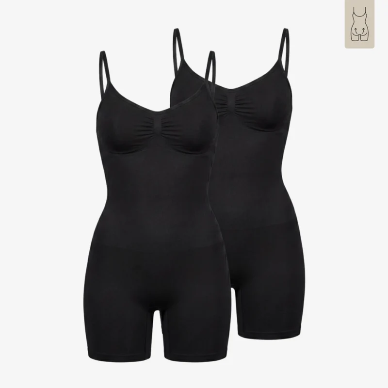 Shaping Bodysuit mit Po-Push-up | Schwarz