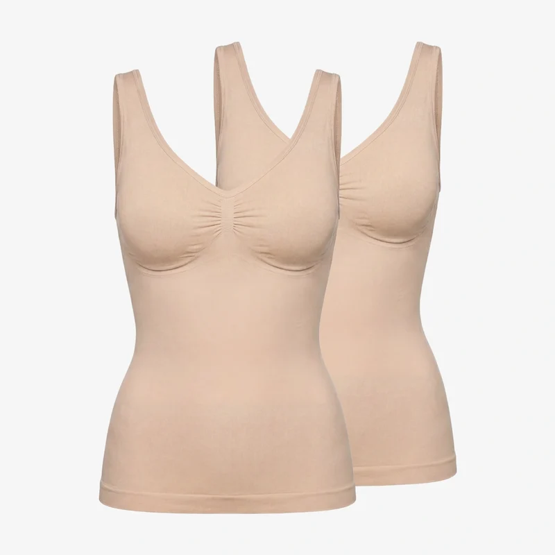 Shaping Tank Top | Beige