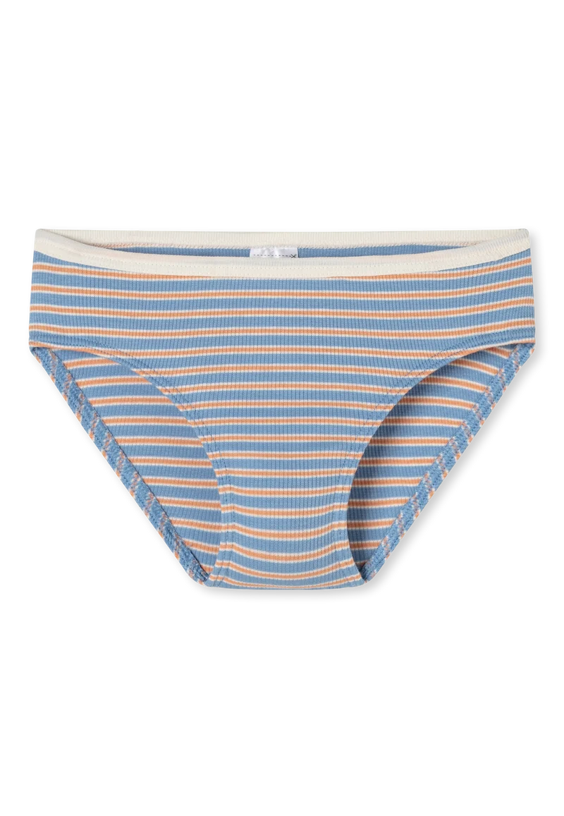 Slip Doppelripp Bunt gestreift - Double Rib