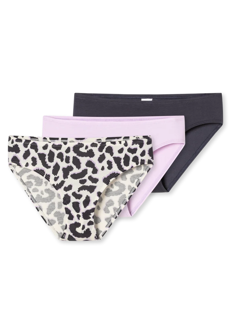 Slip 3er-Pack Bunt gemustert - 95/5