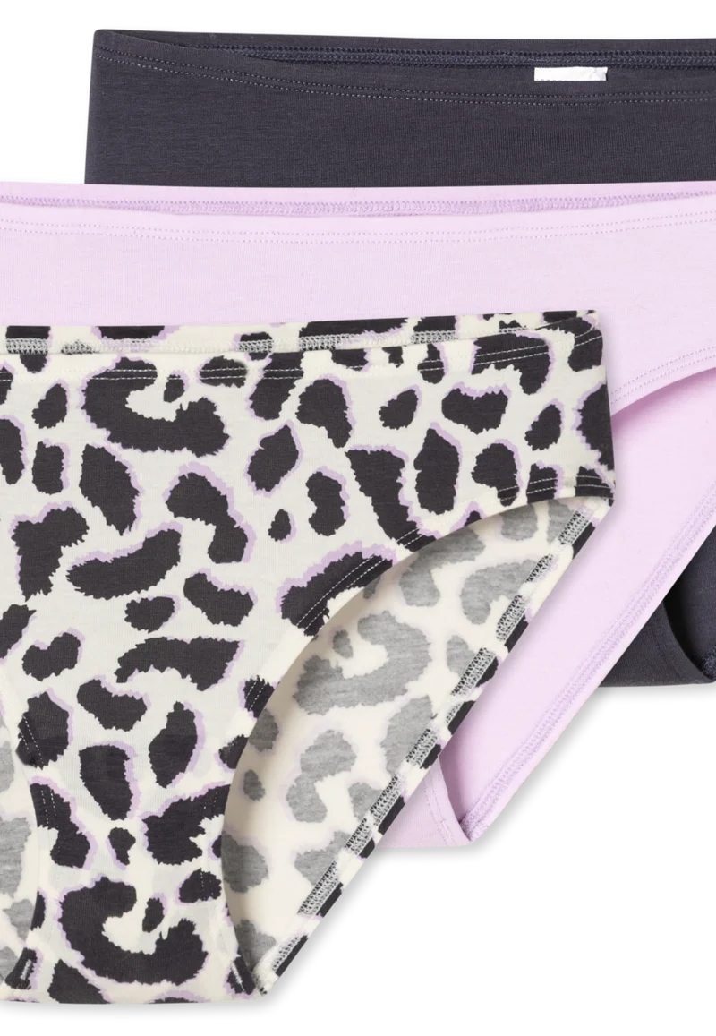 Slip 3er-Pack Bunt gemustert - 95/5